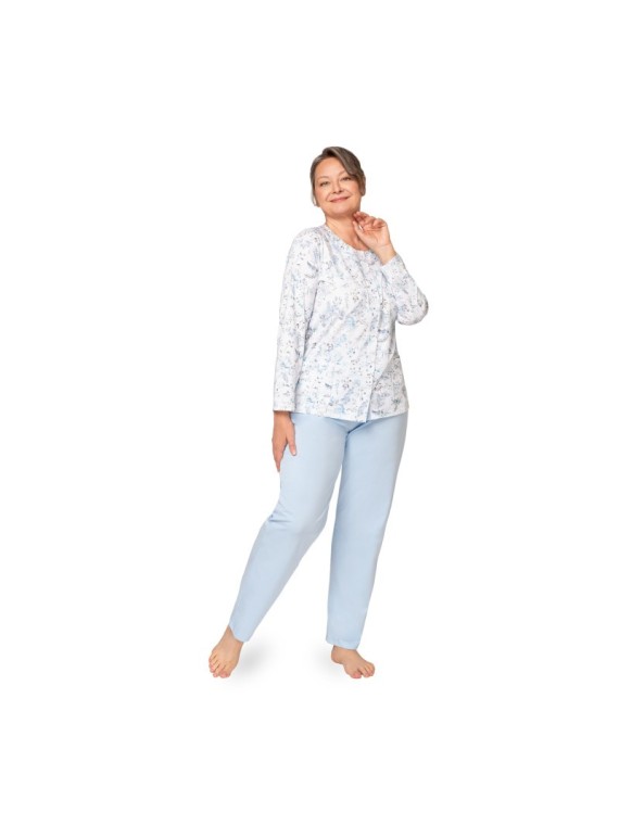 PIŻAMA DAMSKA MARIA III 202 DR R.3XL-4XL PIŻAMA DAMSKA MARIA III 202 DR R.3XL-4XL