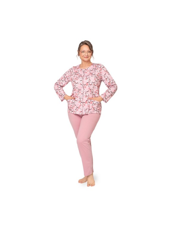 PIŻAMA DAMSKA MARIA III 202 DR R.3XL-4XL PIŻAMA DAMSKA MARIA III 202 DR R.3XL-4XL