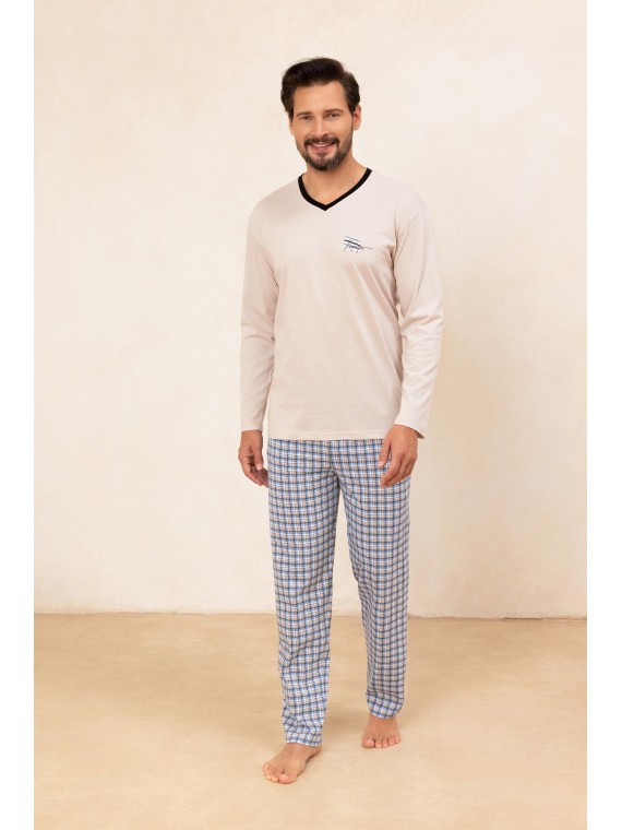 PIŻAMA MĘSKA 491 DR R.2XL