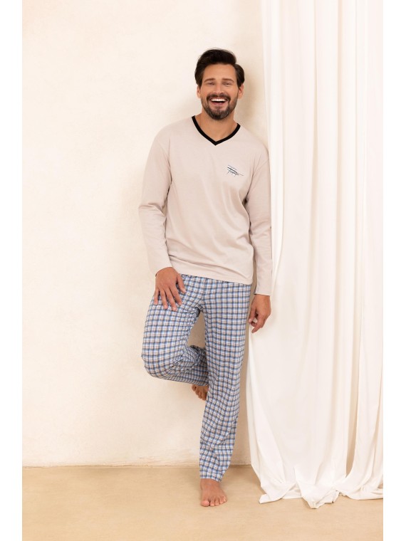PIŻAMA MĘSKA 491 DR R.2XL
