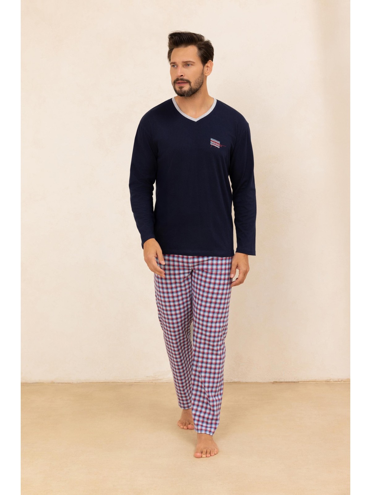 PIŻAMA MĘSKA 491 DR R.2XL