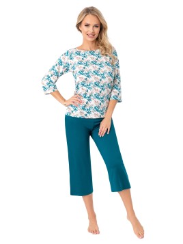 PIŻAMA DAMSKA DAMSKA IRMINA 3/4