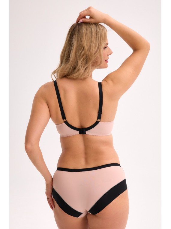 BIUSTONOSZ SEMI-SOFT IVANA BSO 1327 CZARNO-RÓŻOWY