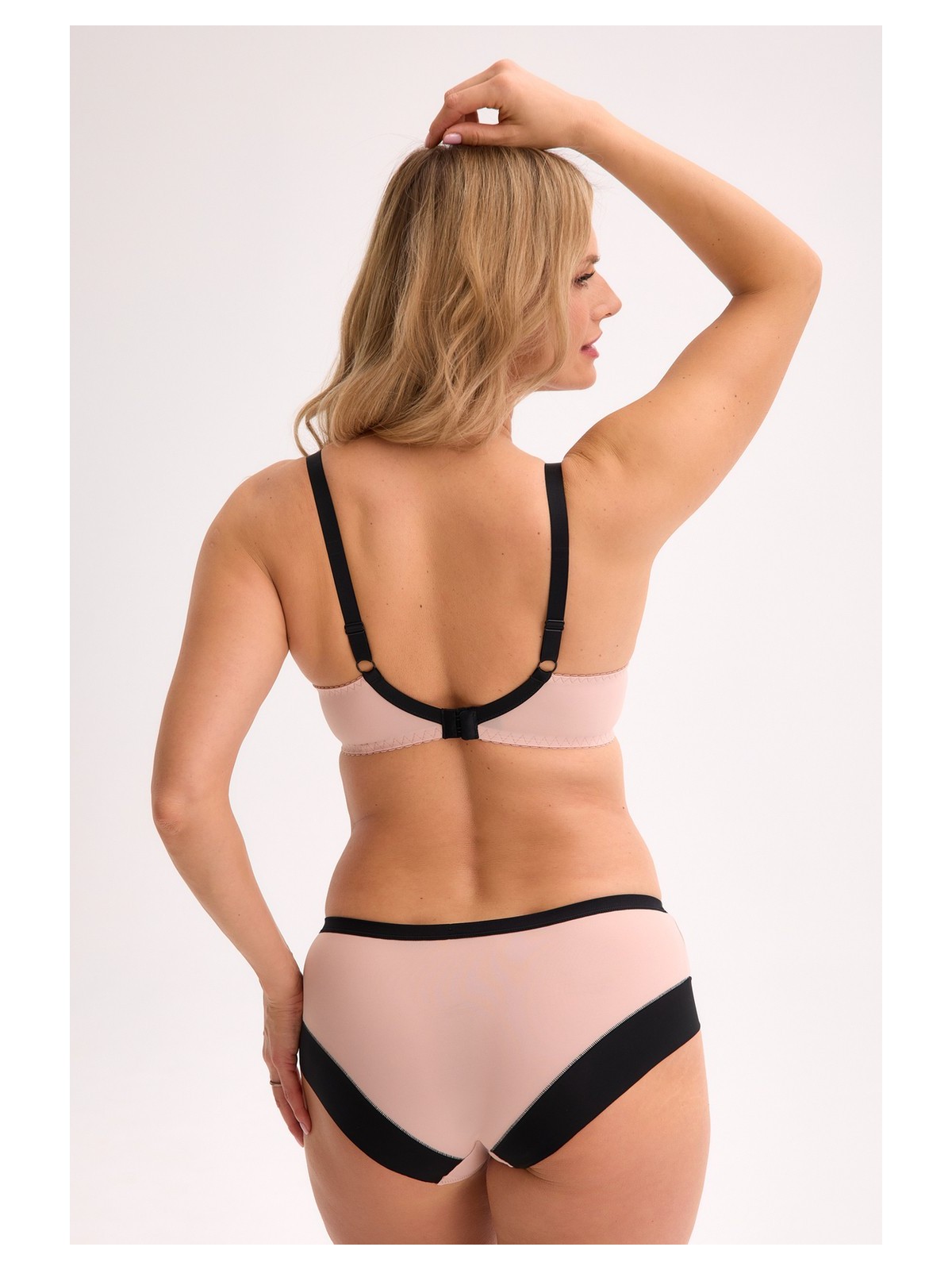 BIUSTONOSZ SEMI-SOFT IVANA BSO 1327 CZARNO-RÓŻOWY