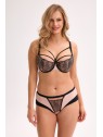 BIUSTONOSZ SEMI-SOFT IVANA BSO 1327 CZARNO-RÓŻOWY