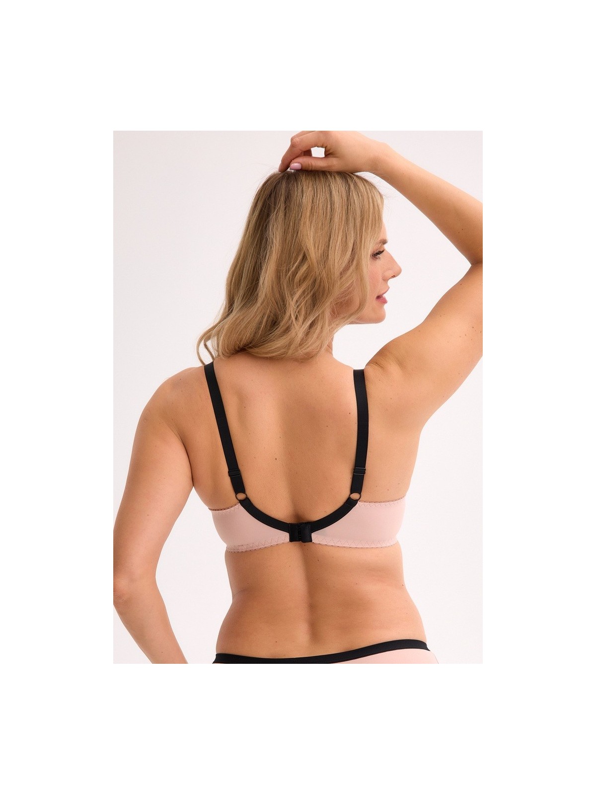 BIUSTONOSZ SEMI-SOFT IVANA BSO 1327 CZARNO-RÓŻOWY
