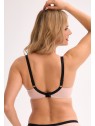 BIUSTONOSZ SEMI-SOFT IVANA BSO 1327 CZARNO-RÓŻOWY