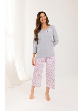 PIŻAMA DAMSKA 711 3/4 R R.2XL-4XL