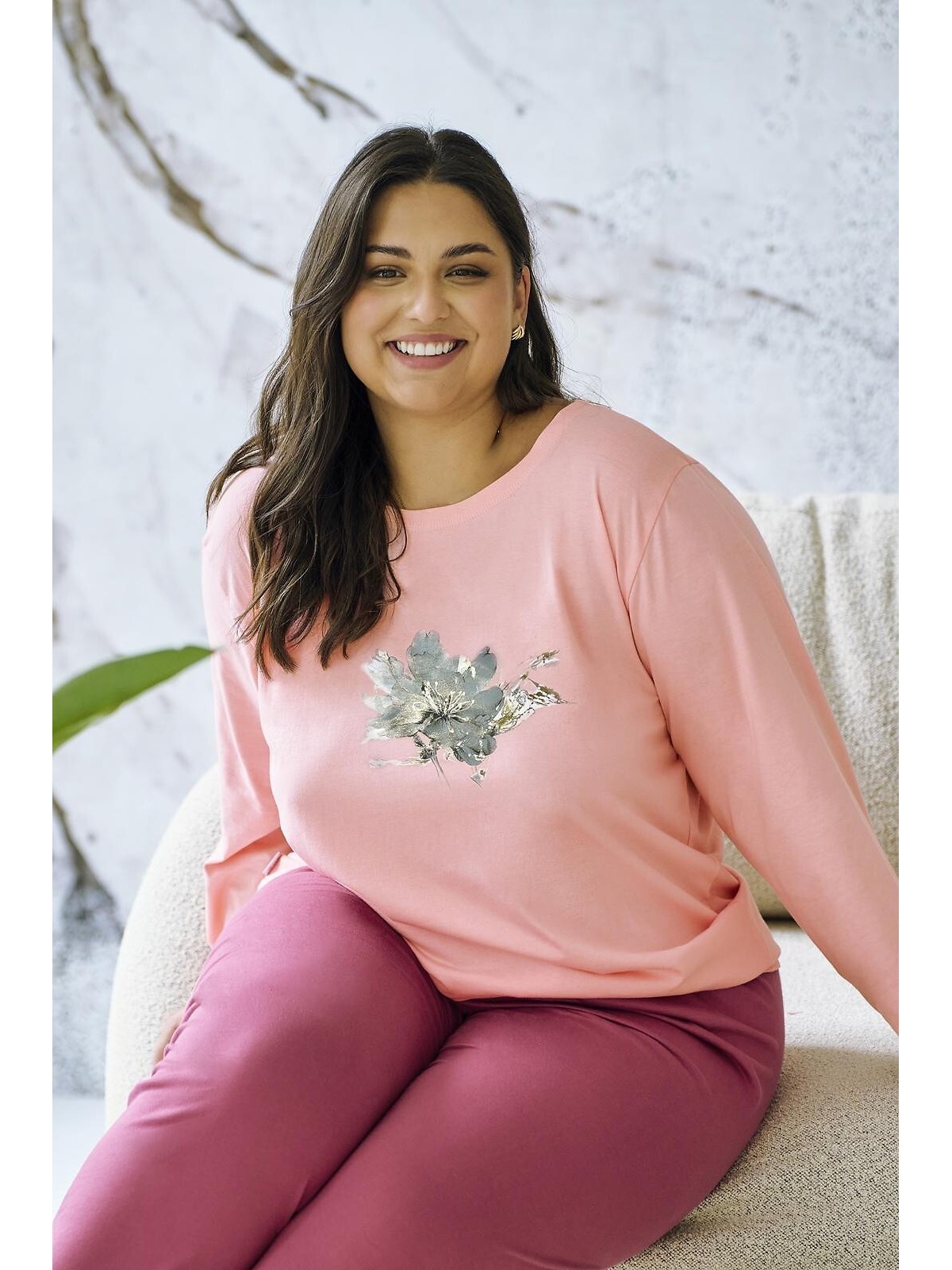 PIŻAMA PATRICIA 3471 DR R.2XL-4XL