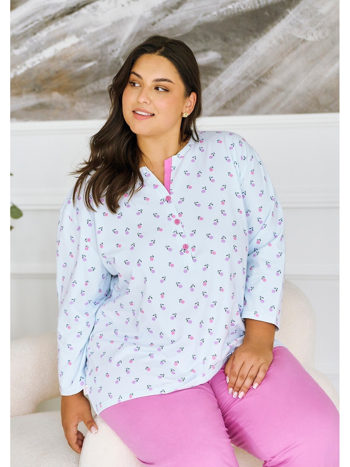 PIŻAMA YOLANDA 3462 DR  R.2XL-4XL