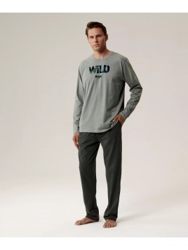 PIŻAMA MĘSKA NMP-392 DR