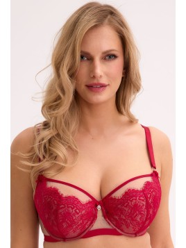 BIUSTONOSZ SEMI-SOFT AINA BSO 1273 CZERWONY-MOKKA