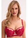 BIUSTONOSZ SEMI-SOFT AINA BSO 1273 CZERWONY-MOKKA