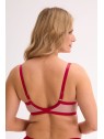 BIUSTONOSZ SEMI-SOFT AINA BSO 1273 CZERWONY-MOKKA