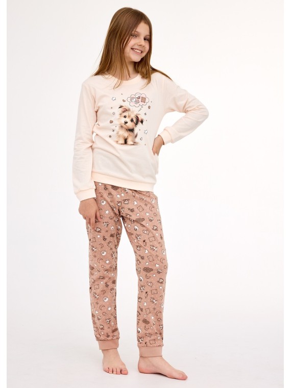 PIŻAMA GIRL KIDS 594/193 SWEET DOG DR