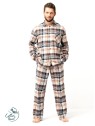 PIŻAMA MĘSKA MNS 443 FLANELA DR R.3XL-4XL