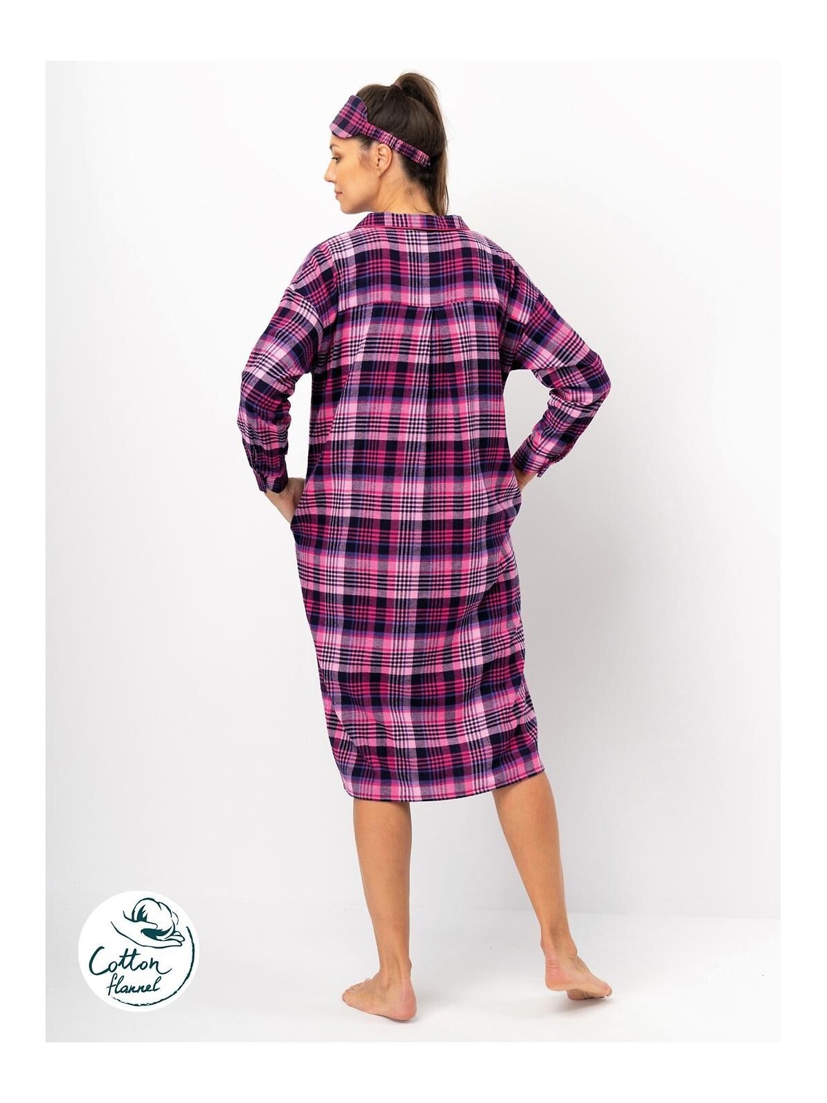 KOSZULA DAMSKA LND 490 FLANELA DR R.2XL-3XL
