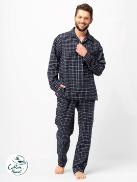 PIŻAMA MĘSKA MNS 480 FLANELA DR