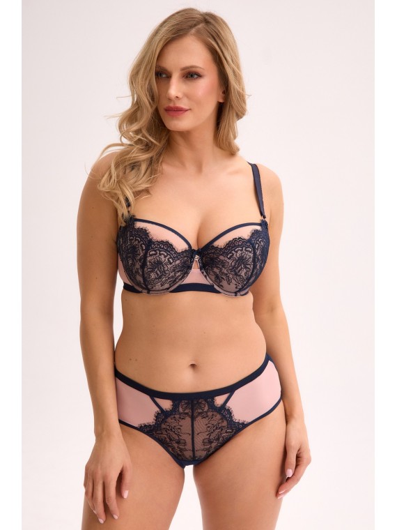 BIUSTONOSZ SEMI-SOFT AINA BSO 1273 GRANATOWO-RÓŻOWY BIUSTONOSZ SEMI-SOFT AINA BSO 1273 GRANATOWO-RÓŻOWY