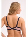 BIUSTONOSZ SEMI-SOFT AINA BSO 1273 GRANATOWO-RÓŻOWY BIUSTONOSZ SEMI-SOFT AINA BSO 1273 GRANATOWO-RÓŻOWY