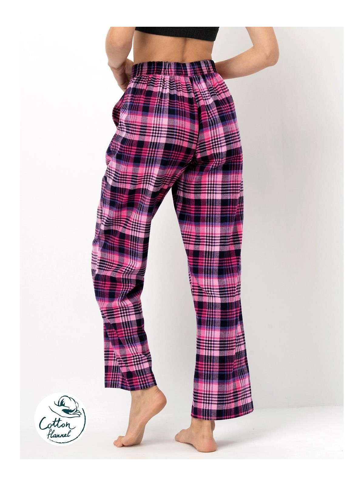 SPODNIE DAMSKIE LHE 490 FLANELA