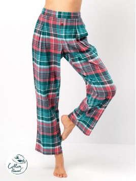 SPODNIE DAMSKIE LHE 419 FLANELA