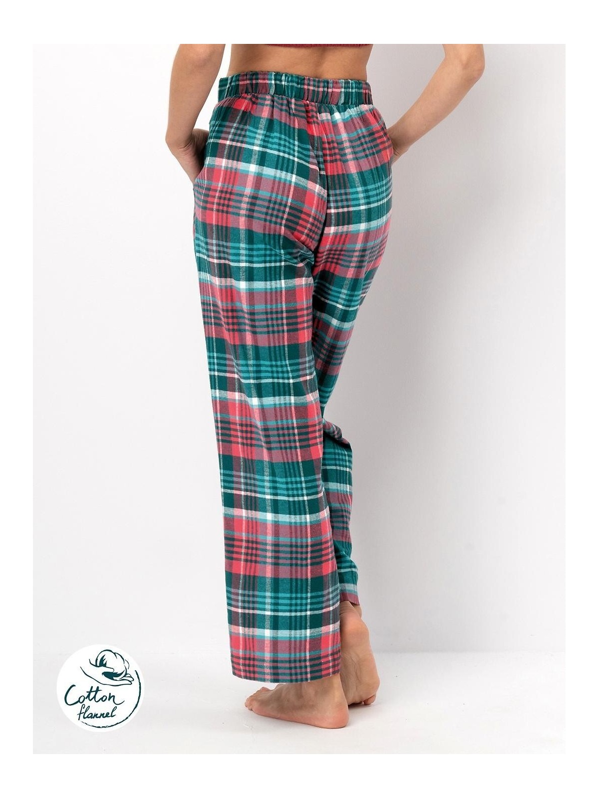 SPODNIE DAMSKIE LHE 419 FLANELA