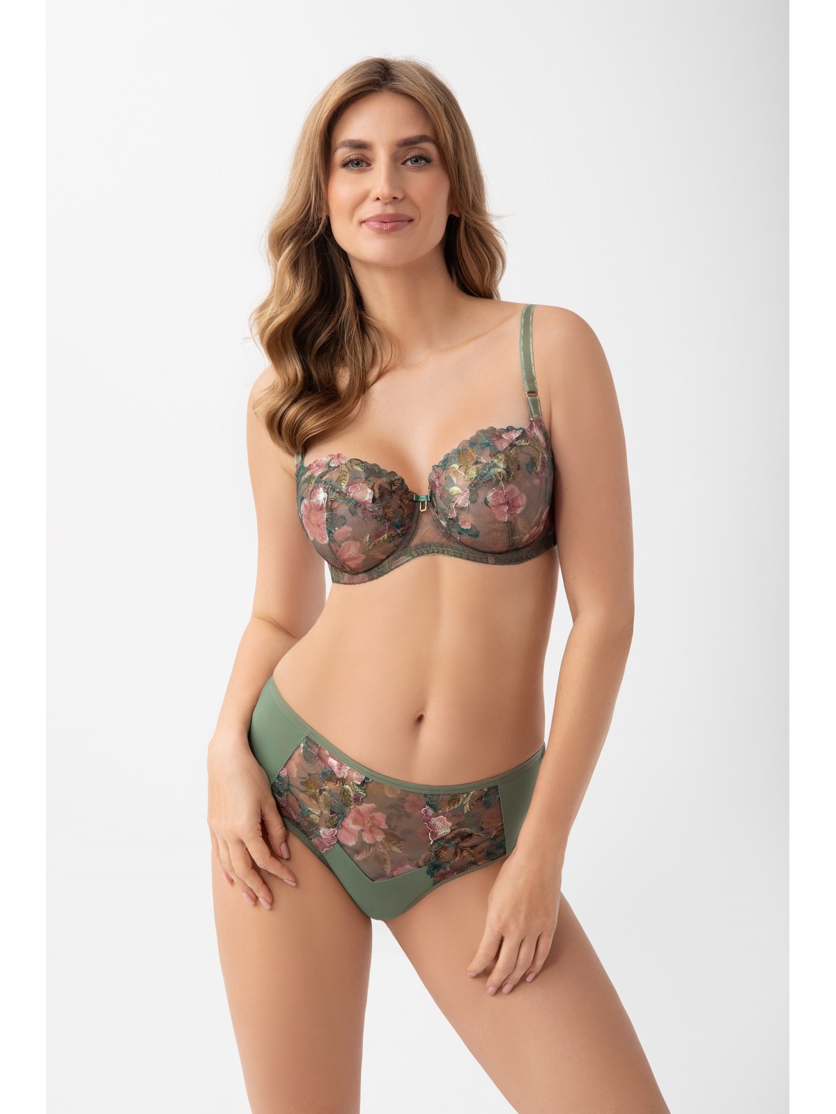 BIUSTONOSZ SOFT DELAILA K939 ZIELONY