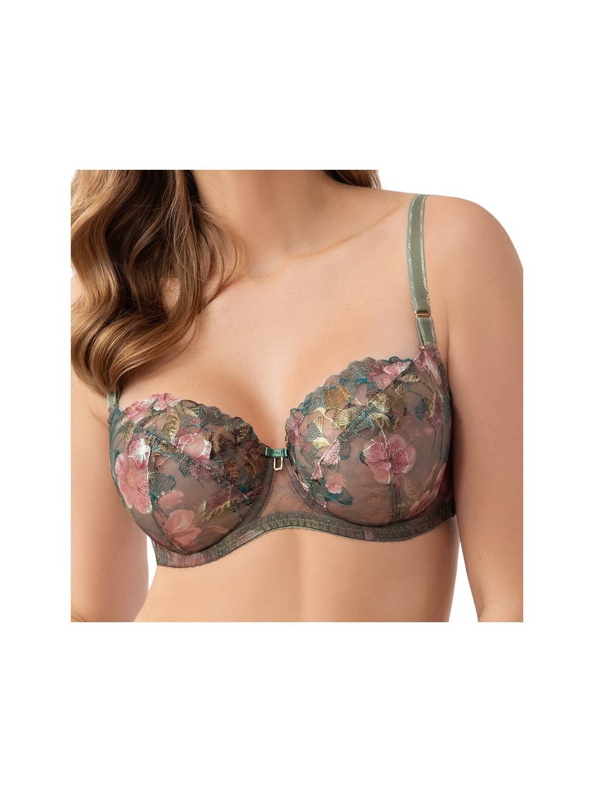 BIUSTONOSZ SOFT DELAILA K939 ZIELONY