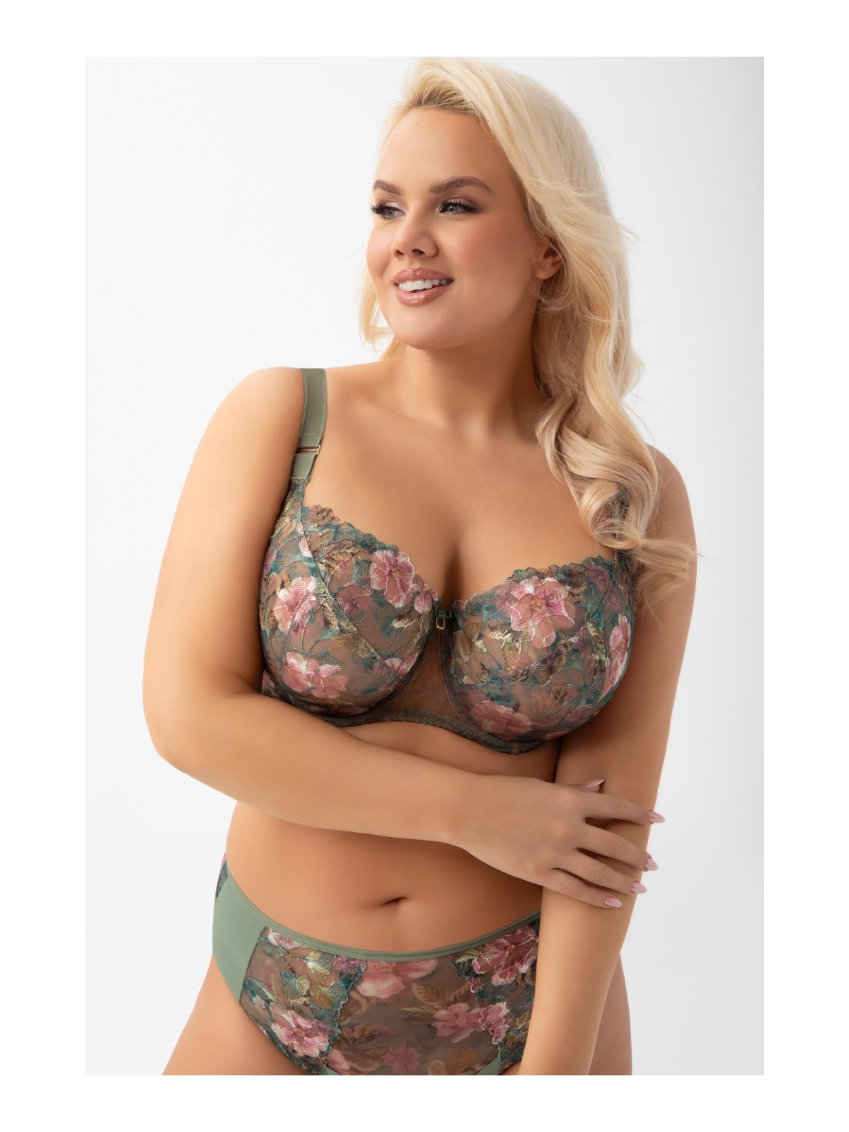 BIUSTONOSZ SOFT DELAILA K939 ZIELONY