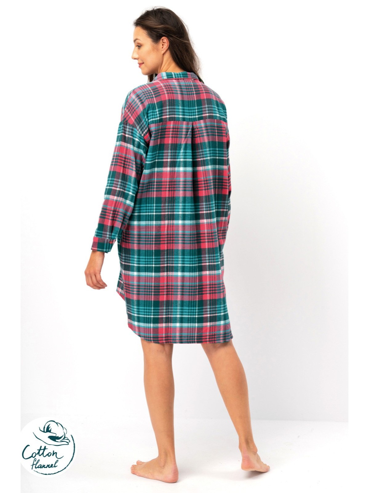 KOSZULA DAMSKA LND 419 FLANELA DR R.2XL-3XL