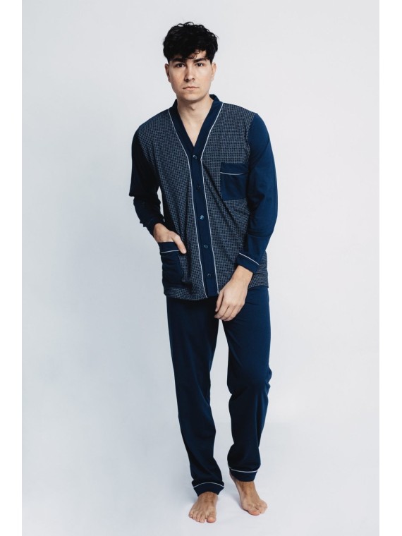 PIŻAMA MĘSKA DŻENTELMEN DR R.3XL-5XL