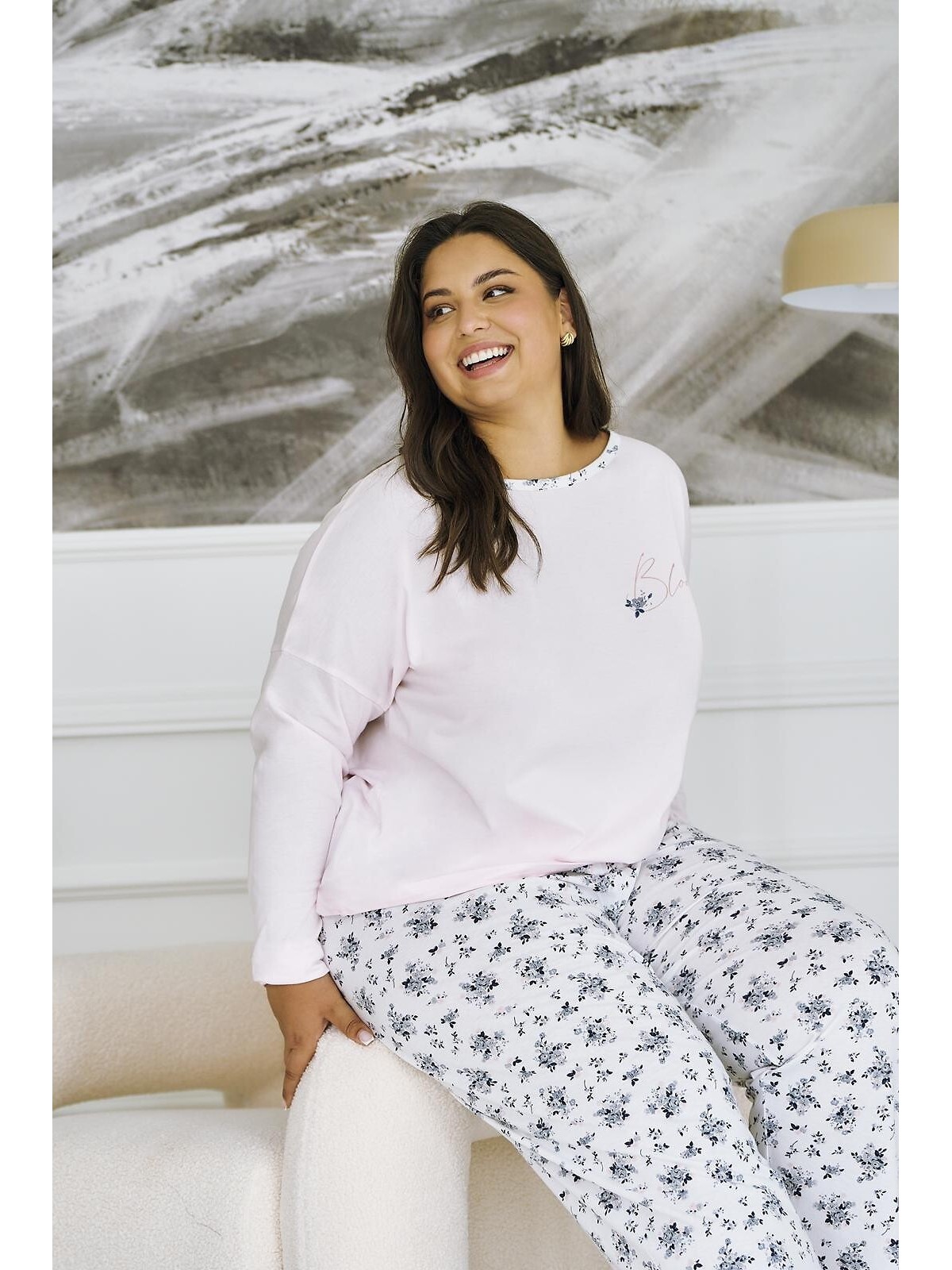PIŻAMA ELLA 3466 R.4XL-6XL DR