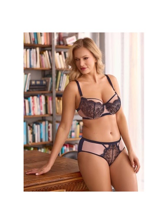 BIUSTONOSZ SEMI SOFT AINA BSO 1273 CZARNO-RÓŻOWY BIUSTONOSZ SEMI SOFT AINA BSO 1273 CZARNO-RÓŻOWY