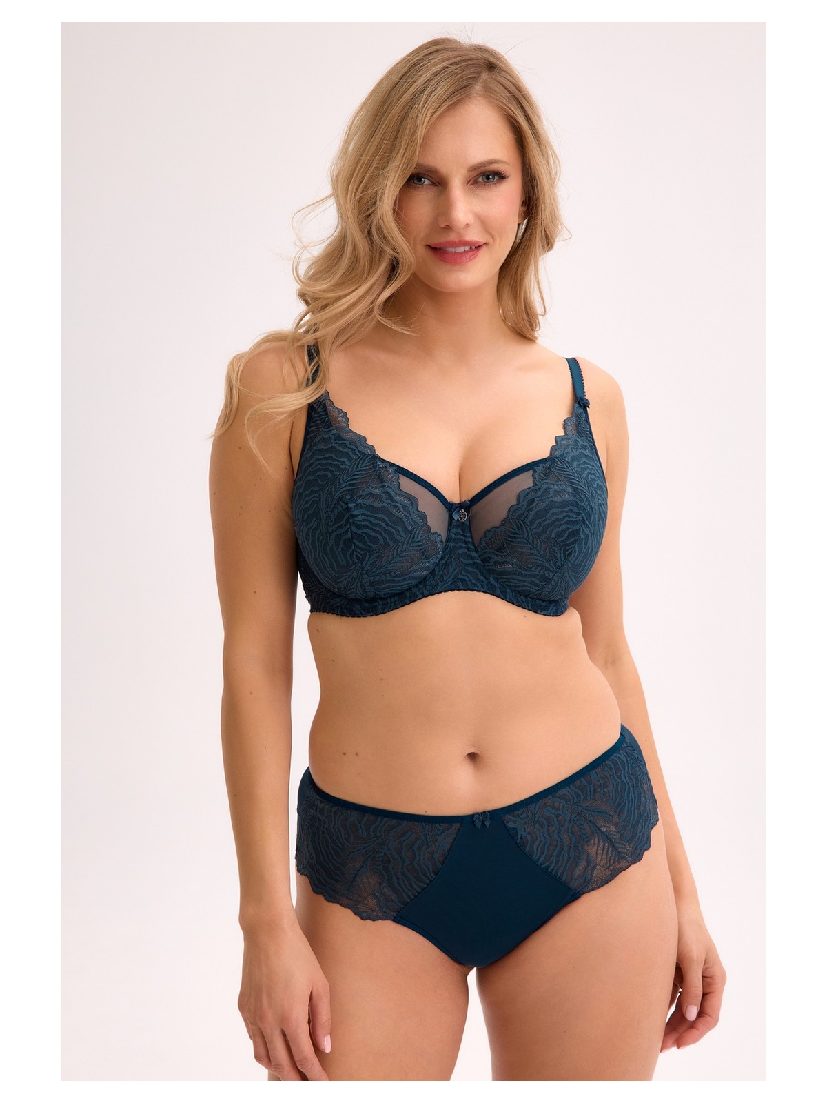 BIUSTONOSZ SOFT BALCONETTE JESSIA BSO 1229 TURKUSOWY