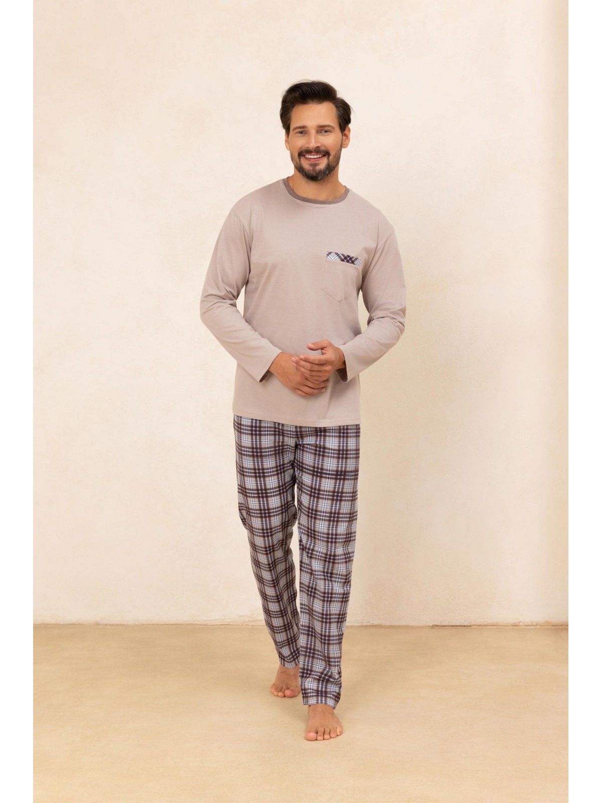 PIŻAMA MĘSKA 488 DR R.2XL