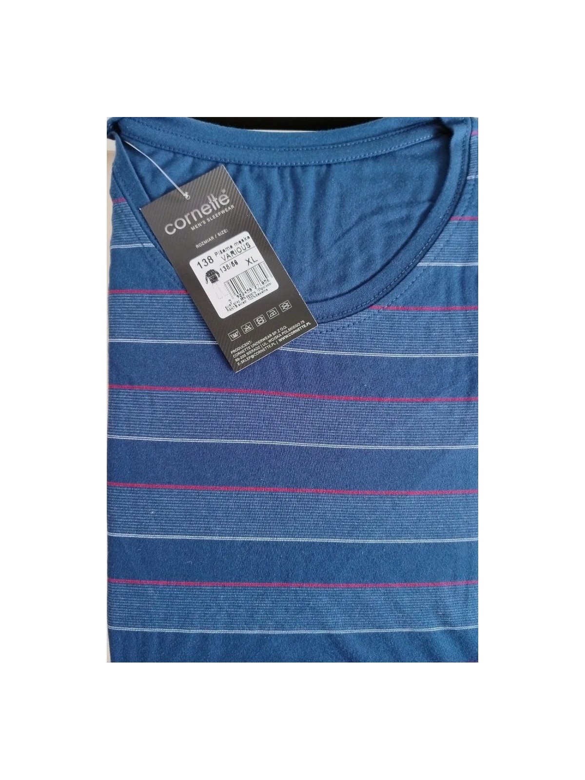 PIŻAMA MĘSKA VARIOUS 138/56 DR R.3XL