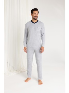 PIŻAMA MĘSKA 489 FROTTE DR