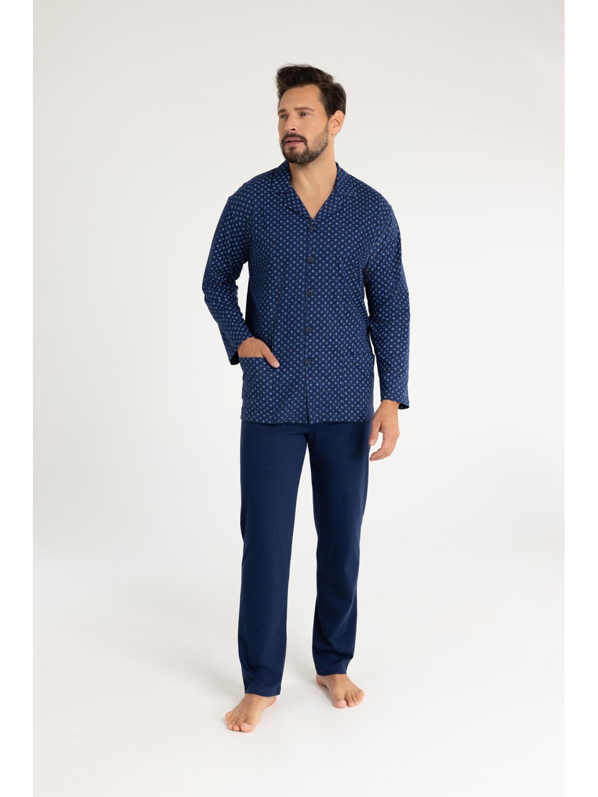 PIŻAMA MĘSKA 486 DR R.2XL