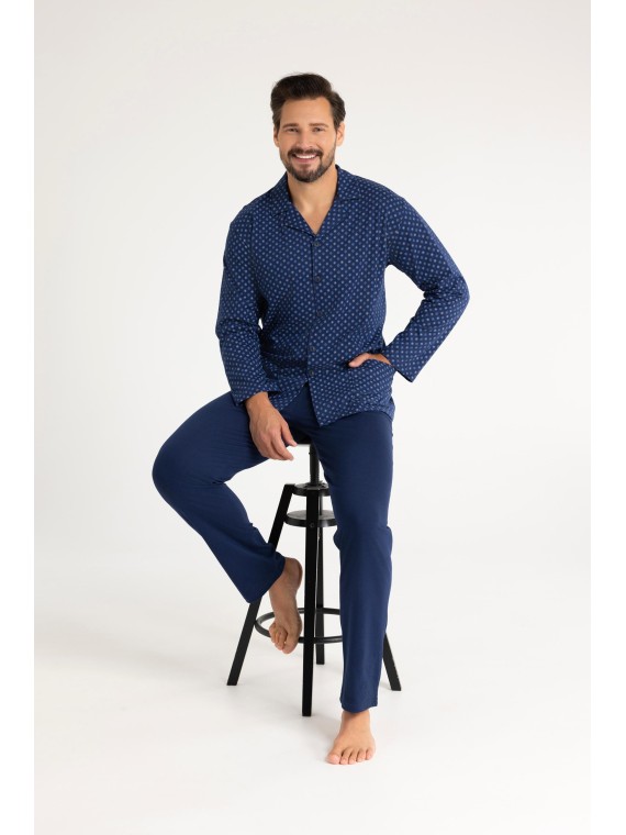PIŻAMA MĘSKA 486 DR R.2XL