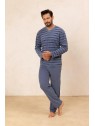 PIŻAMA MĘSKA 490 FROTTE DR R.2XL