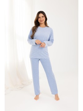 PIŻAMA DAMSKA 713 FROTTE DR R.2XL