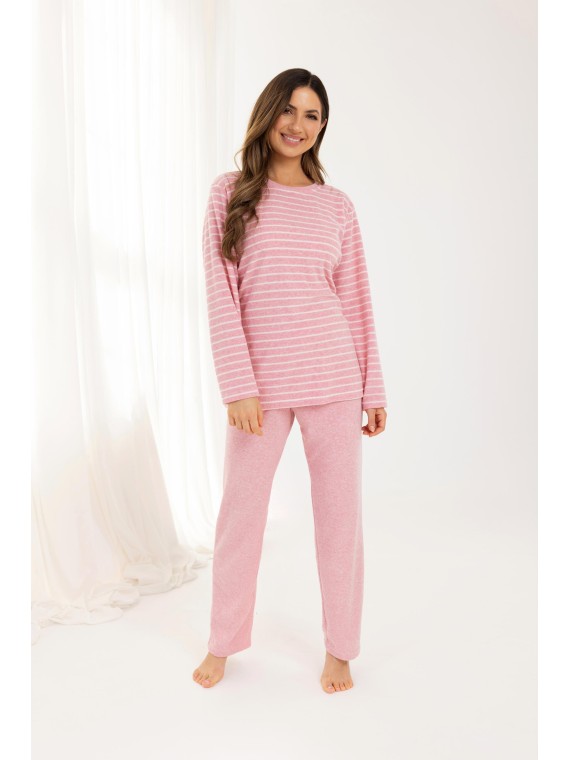 PIŻAMA DAMSKA 713 FROTTE DR R.2XL