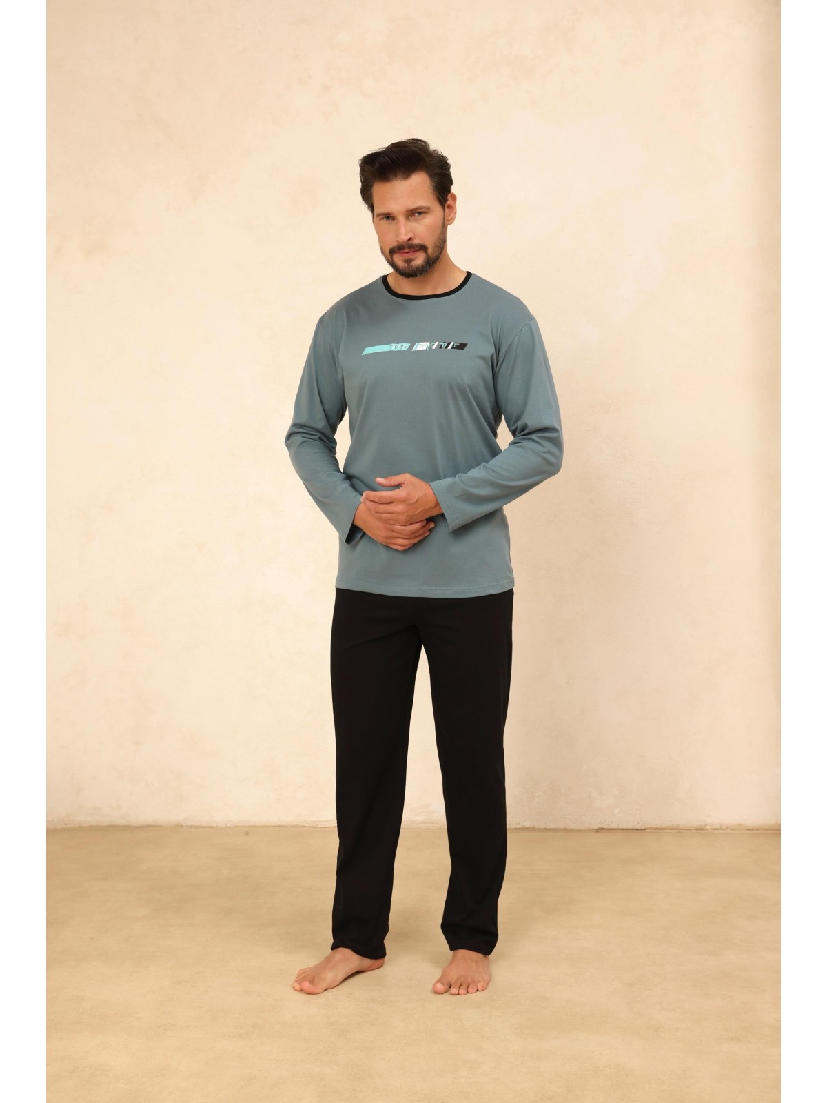 PIŻAMA MĘSKA 494 DR R.2XL