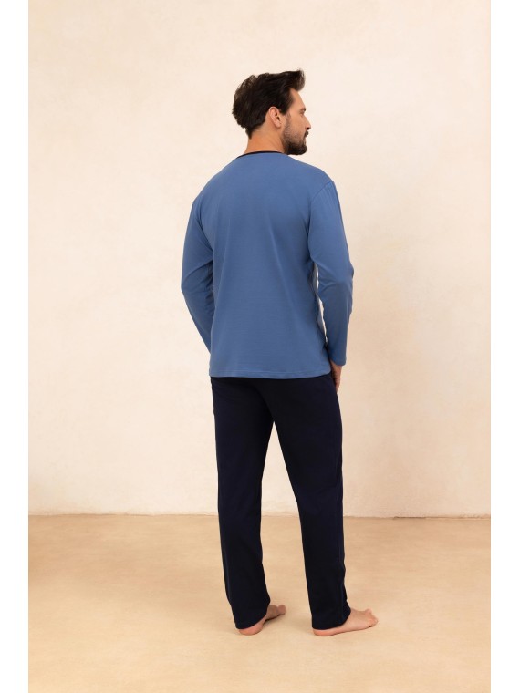 PIŻAMA MĘSKA 494 DR R.2XL