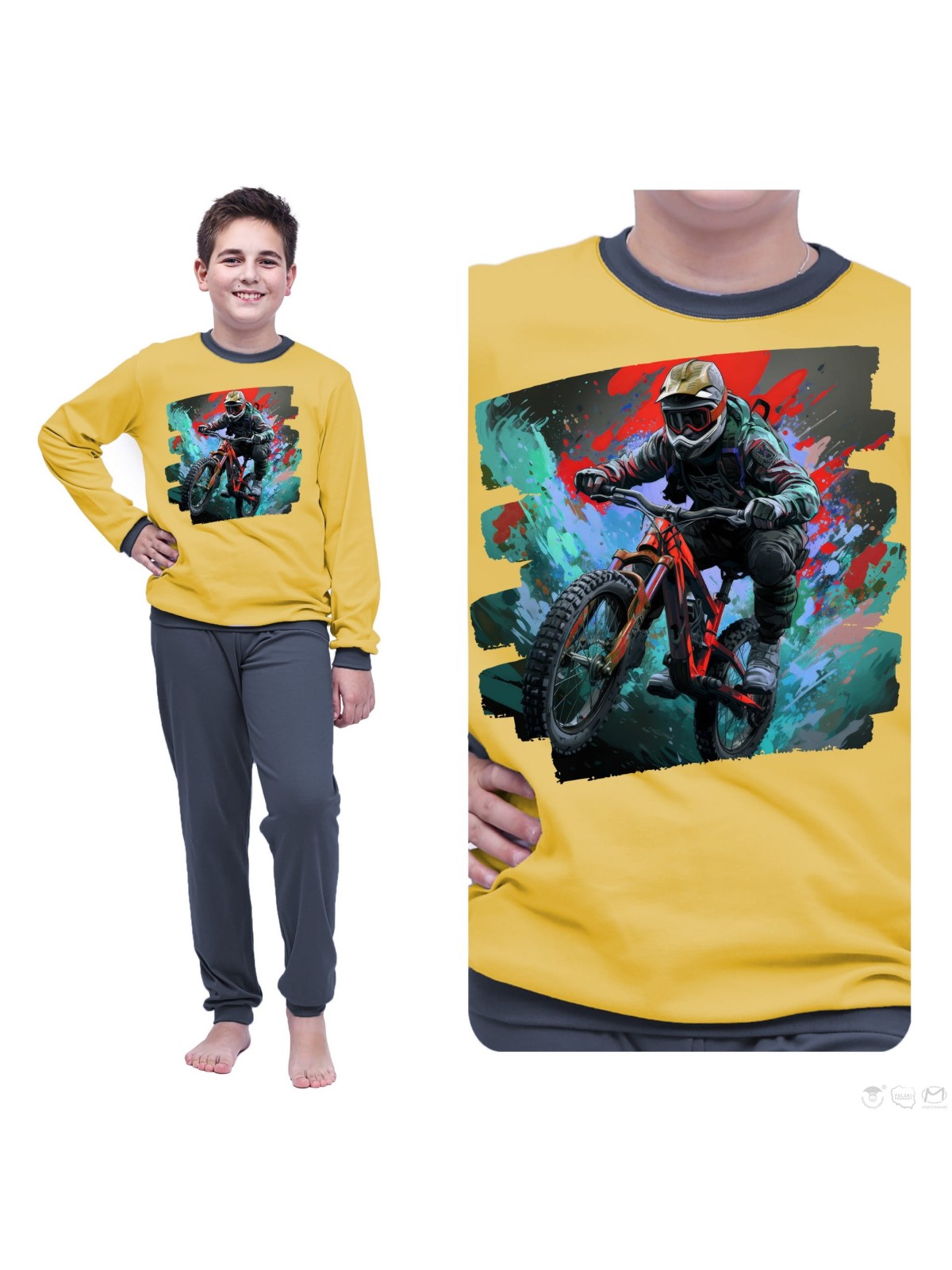 PIŻAMA ROMEK DR R.164