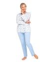 PIŻAMA DAMSKA MARIA III 202 DR R.3XL-4XL PIŻAMA DAMSKA MARIA III 202 DR R.3XL-4XL