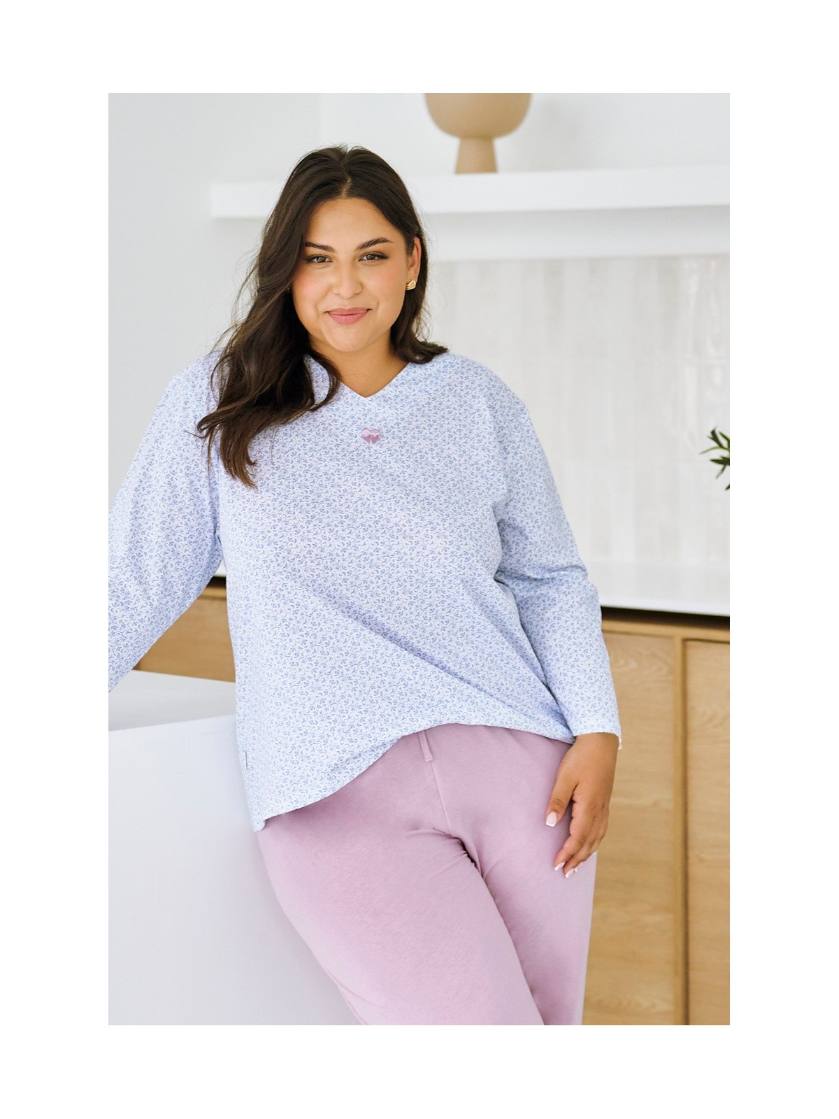PIŻAMA DEBORA 3463 DR R.2XL-4XL
