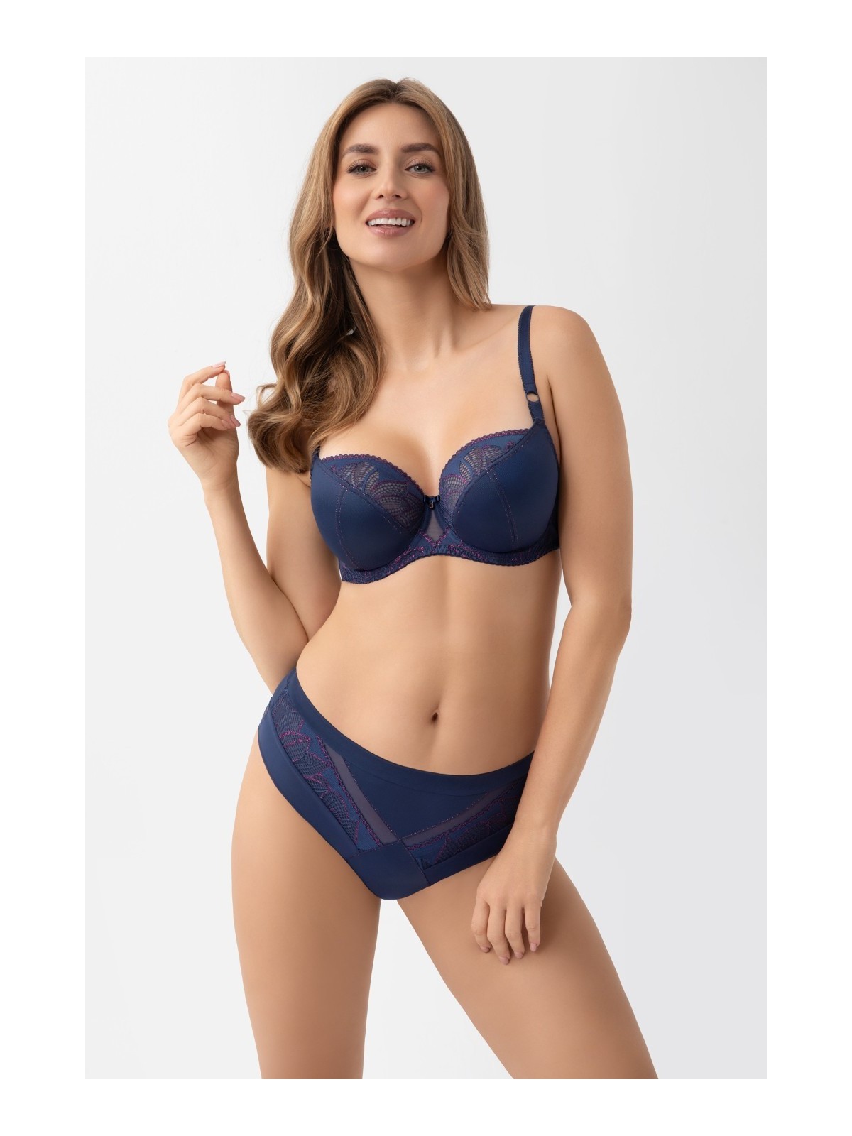 BIUSTONOSZ SOFT ASTRID K970 GRANATOWY