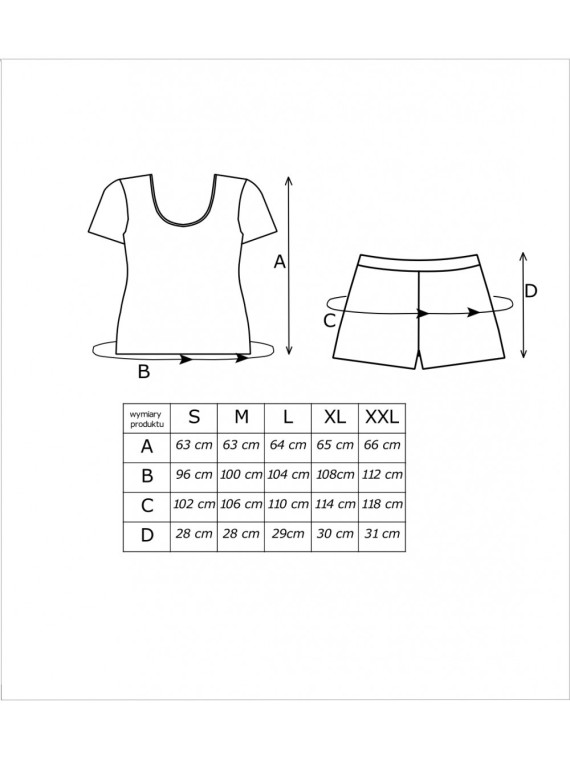 PIŻAMA DAMSKA BUNNY SHORT PIŻAMA DAMSKA BUNNY SHORT